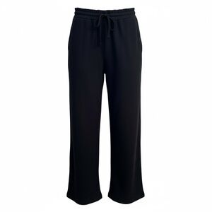 Chinti & Parker black cashmere wide-leg track pants size XS